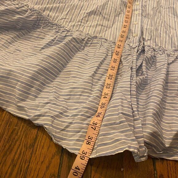 Uterque striped midi dress with lace and fringe design - Picture 11 of 13